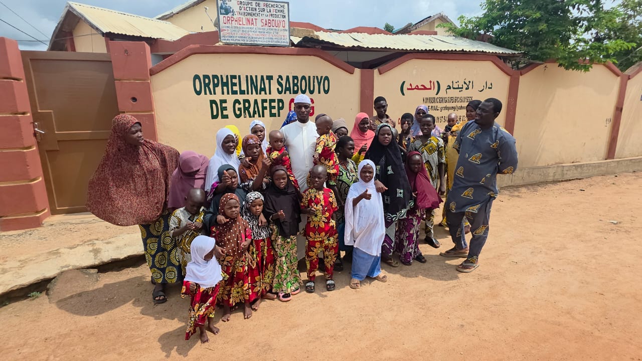 Visite de l'orphelinat Sabouyo de Grafep, Bénin